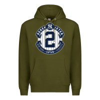 Army Green derek jeter Premium Hoodie - linhVisuals