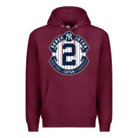 Burgundy derek jeter Premium Hoodie - linhVisuals