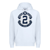 White derek jeter Premium Hoodie - linhVisuals