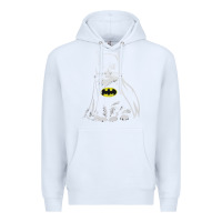 White catman tshirt Premium Hoodie - linhVisuals
