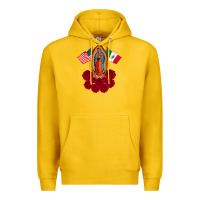 Lemon our lady virgen de guadalupe mexican american flag holiday Premium Hoodie - linhVisuals