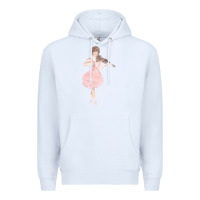 White lindsey stirling Premium Hoodie - linhVisuals