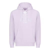 Lilac keep calm and cowgirl horse Premium Hoodie - linhVisuals