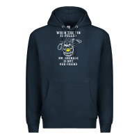 Navy military mr grenade is not our friend Premium Hoodie - linhVisuals