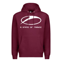 Burgundy #a state of trance radio Premium Hoodie - linhVisuals