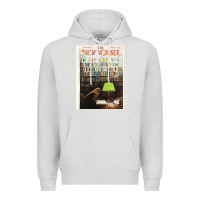 Dove Grey the new yorker 1973 Premium Hoodie - linhVisuals