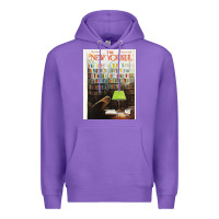 Purple the new yorker 1973 Premium Hoodie - linhVisuals