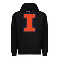 Black Illinois fighting illini, University of Illinois, UIUC, Geari Premium Hoodie - linhVisuals