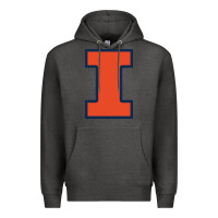 Charcoal Heather Illinois fighting illini, University of Illinois, UIUC, Geari Premium Hoodie - linhVisuals