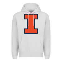 Dove Grey Illinois fighting illini, University of Illinois, UIUC, Geari Premium Hoodie - linhVisuals