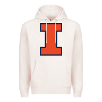 Pale Pink Illinois fighting illini, University of Illinois, UIUC, Geari Premium Hoodie - linhVisuals