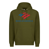 Army Green bank of america  company Premium Hoodie - linhVisuals
