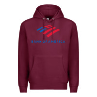 Burgundy bank of america  company Premium Hoodie - linhVisuals