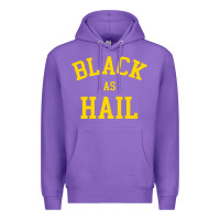 Purple as,hail,black,as,hail,black,as,hail,black,as,hail,black,as Premium Hoodie - linhVisuals