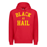Red as,hail,black,as,hail,black,as,hail,black,as,hail,black,as Premium Hoodie - linhVisuals