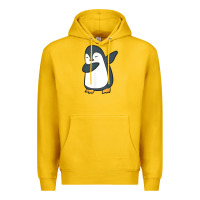Lemon penguin dabbing funny Premium Hoodie - linhVisuals