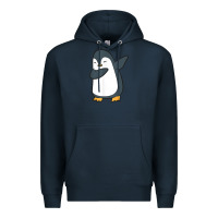 Navy penguin dabbing funny Premium Hoodie - linhVisuals