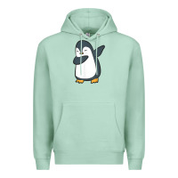 Seafoam penguin dabbing funny Premium Hoodie - linhVisuals