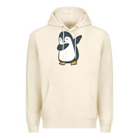 Tofu penguin dabbing funny Premium Hoodie - linhVisuals