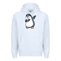 White penguin dabbing funny Premium Hoodie - linhVisuals