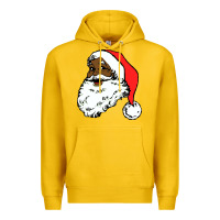 Lemon black santa claus christmas Premium Hoodie - linhVisuals