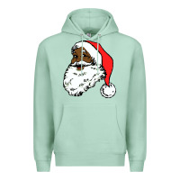 Seafoam black santa claus christmas Premium Hoodie - linhVisuals