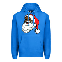 True Royal black santa claus christmas Premium Hoodie - linhVisuals