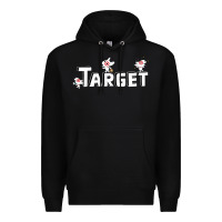 Black target team 3D Premium Hoodie - linhVisuals