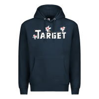 Navy target team 3D Premium Hoodie - linhVisuals