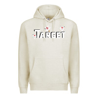 Oatmeal Heather target team 3D Premium Hoodie - linhVisuals
