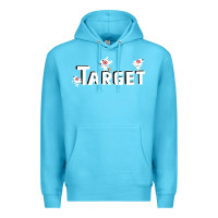 Ocean Blue target team 3D Premium Hoodie - linhVisuals