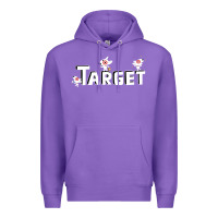 Purple target team 3D Premium Hoodie - linhVisuals