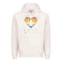 Pale Pink i like penguins and 3 people vintage Premium Hoodie - linhVisuals
