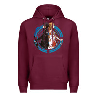 Burgundy sword art online -  kirito and asuna Premium Hoodie - linhVisuals