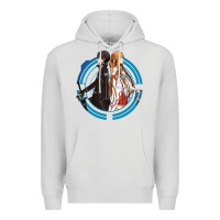 Dove Grey sword art online -  kirito and asuna Premium Hoodie - linhVisuals