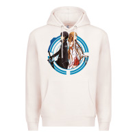 Pale Pink sword art online -  kirito and asuna Premium Hoodie - linhVisuals