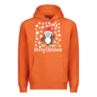 Carrot penguin merry christmas with snow Premium Hoodie - linhVisuals