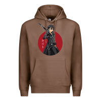 Chestnut Sword art online -kirito Premium Hoodie - linhVisuals