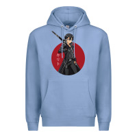 Colony Blue Sword art online -kirito Premium Hoodie - linhVisuals