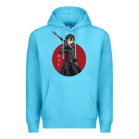 Ocean Blue Sword art online -kirito Premium Hoodie - linhVisuals