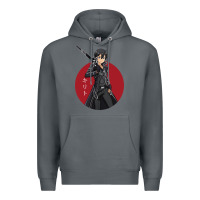 Rock Sword art online -kirito Premium Hoodie - linhVisuals