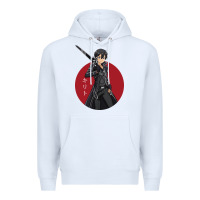 White Sword art online -kirito Premium Hoodie - linhVisuals