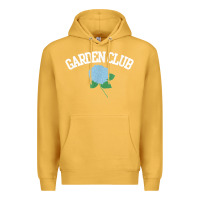 Mustard grandmillennial hydrangea style garden club Premium Hoodie - linhVisuals