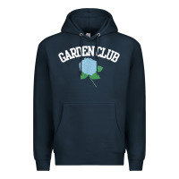 Navy grandmillennial hydrangea style garden club Premium Hoodie - linhVisuals