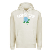 Oatmeal Heather grandmillennial hydrangea style garden club Premium Hoodie - linhVisuals
