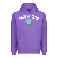 Purple grandmillennial hydrangea style garden club Premium Hoodie - linhVisuals