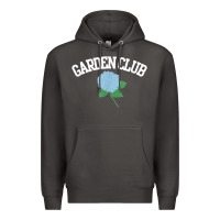 Smoke grandmillennial hydrangea style garden club Premium Hoodie - linhVisuals