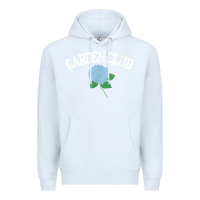 White grandmillennial hydrangea style garden club Premium Hoodie - linhVisuals