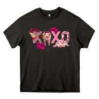 Asphalt Valentine's Day Pig Xoxo Heavy Core Tee - FaDigitalArtStudio