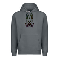 Rock psychedelic bunny easter day, qsycho bunnies, easter 2022 Premium Hoodie - linhVisuals